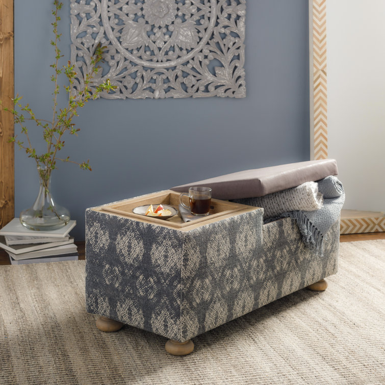 Dakota Fields Ameshia Faux Leather Flip Top Storage Bench Wayfair